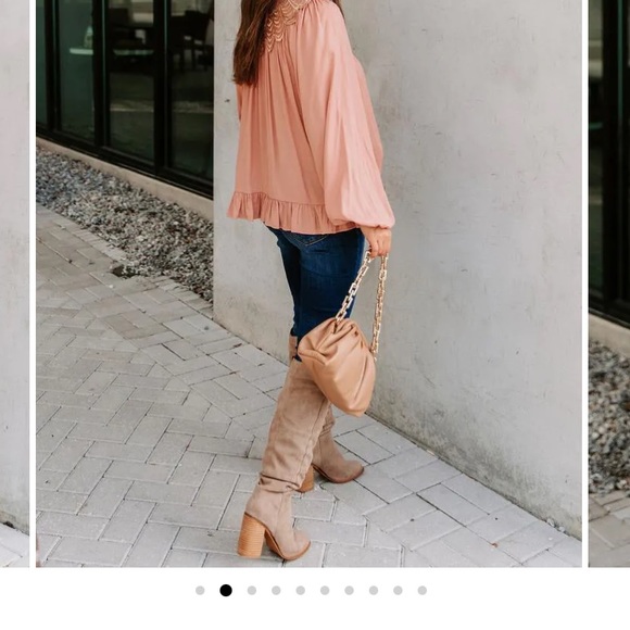 Lace Blouse Ginger Size XL - Picture 2 of 6